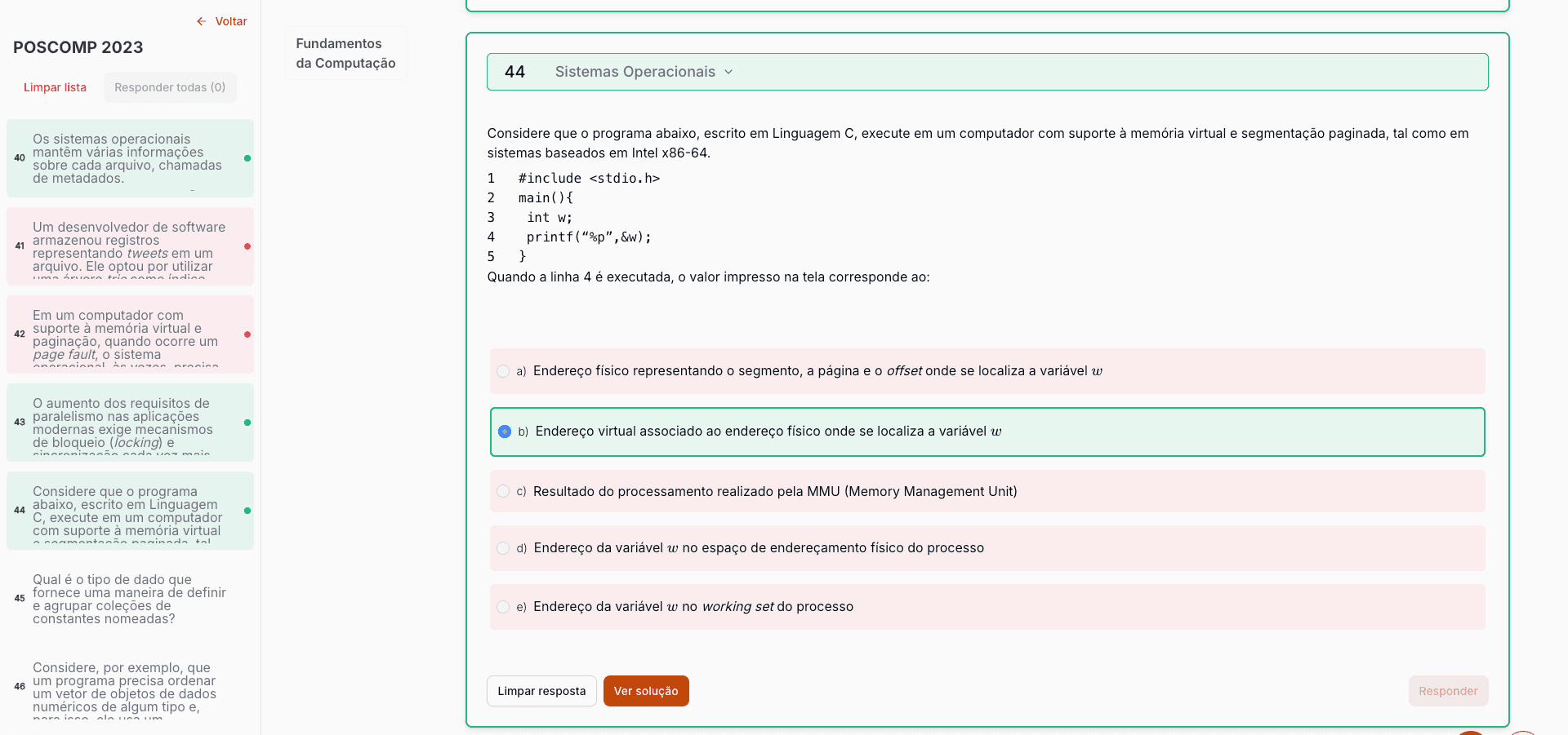Exercícios
